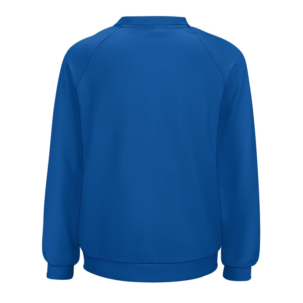 Gold Phoenix Emblem Royal Blue Sweatshirt | Women's Raglan Crewneck | S–3XL