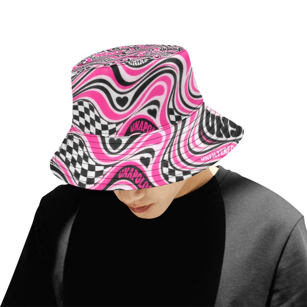 Unapologetic. Unfiltered. | UNSAYD Psychedelic Print Bucket Hat