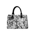 UNSAYD Monochrome Motivation Collage Handbag