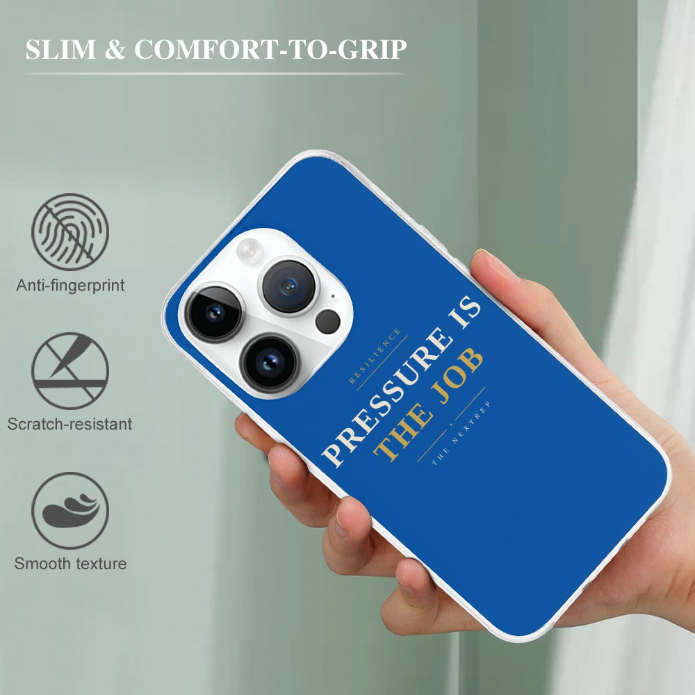 Built in the Reps Nobody Saw | The NextRep Resilience iPhone 15 Case — White