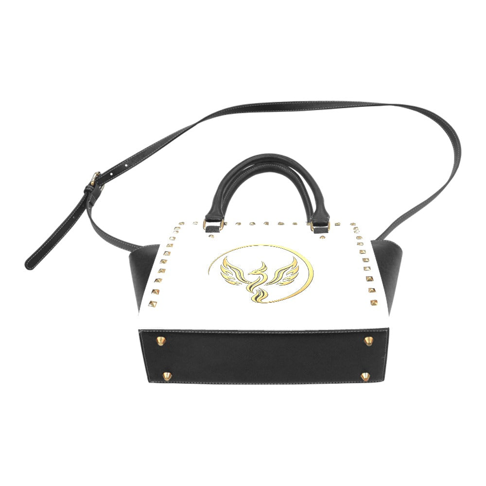 UNSAYD Phoenix Studded Satchel Handbag