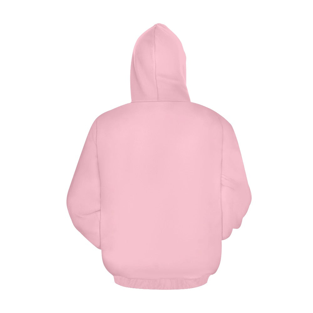 "Rise. Fall. Rep Again." Pink Pullover Hoodie | Women's Motivational Streetwear | XS–XL