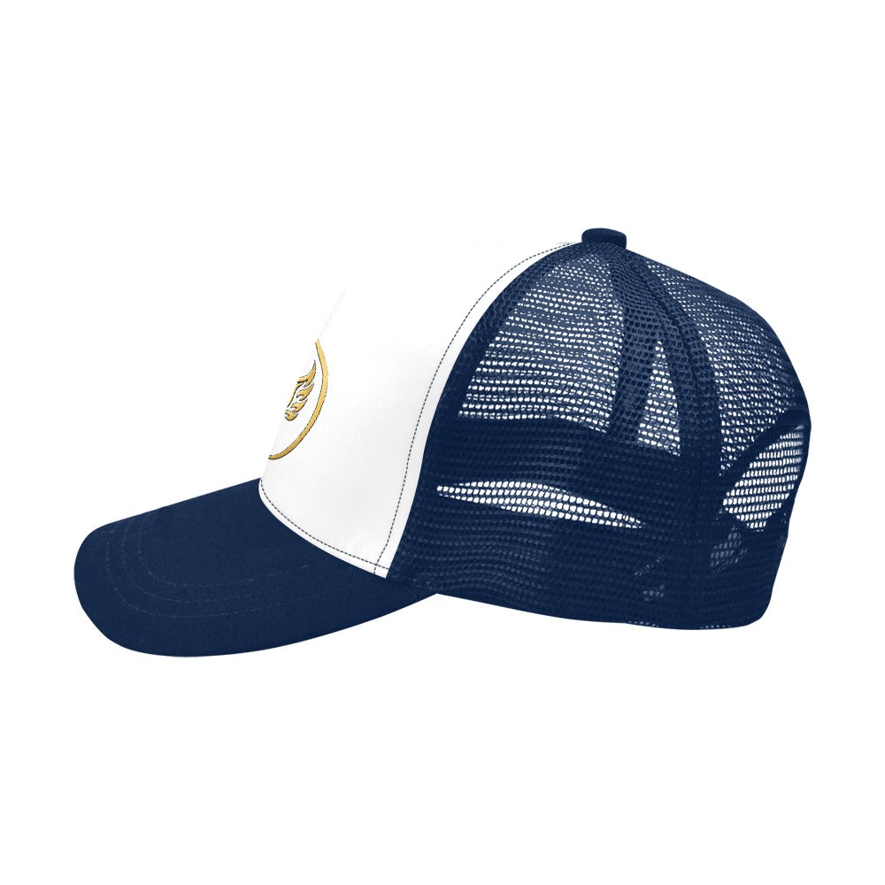 Gold Phoenix Trucker Cap | Unisex Resilience Statement Hat