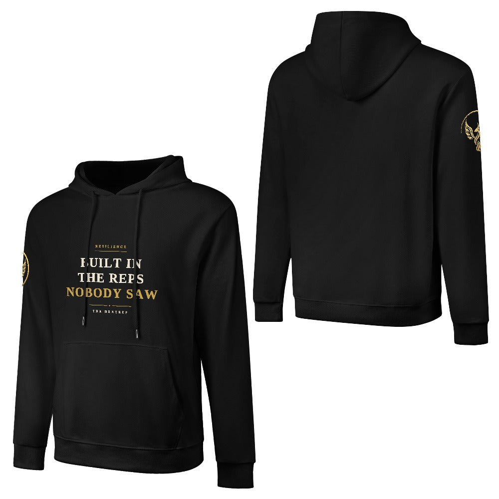 Built in the Reps Nobody Saw | The NextRep Resilience Hoodie — Black