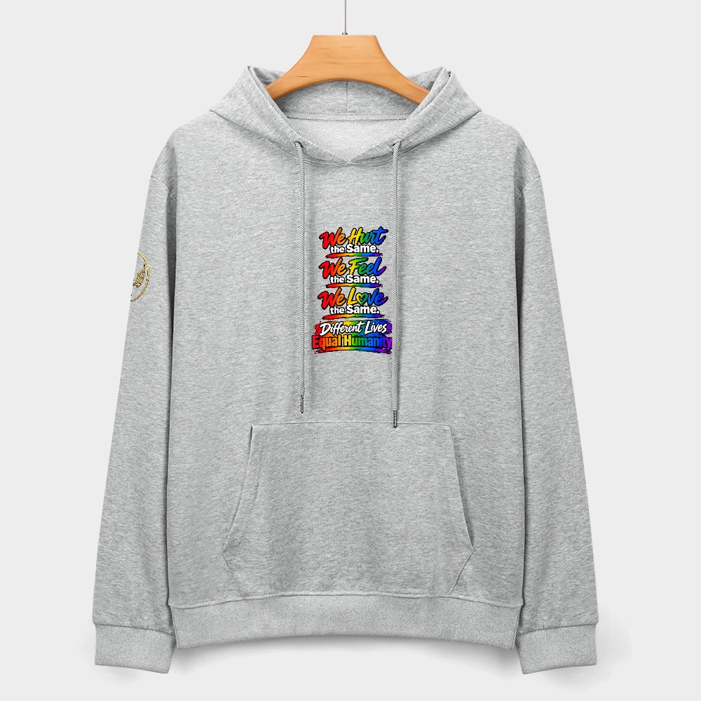 Equal Humanity Hoodie — Heather Grey