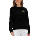 Phoenix Rising | Women's Black & Gold Raglan Sweatshirt