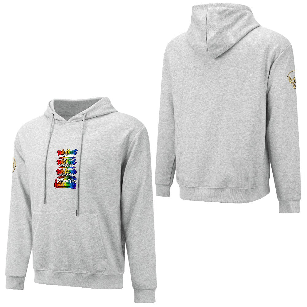 Equal Humanity Hoodie — Heather Grey