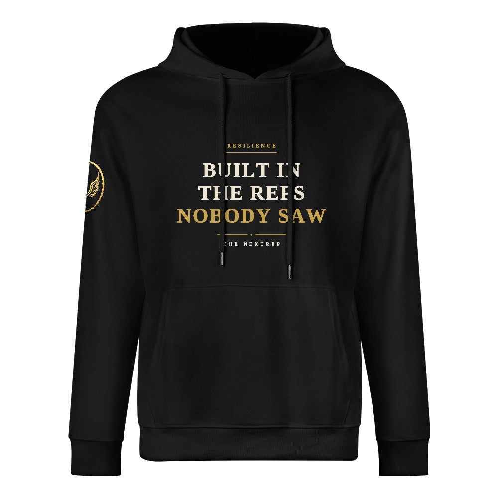 Built in the Reps Nobody Saw | The NextRep Resilience Hoodie — Black