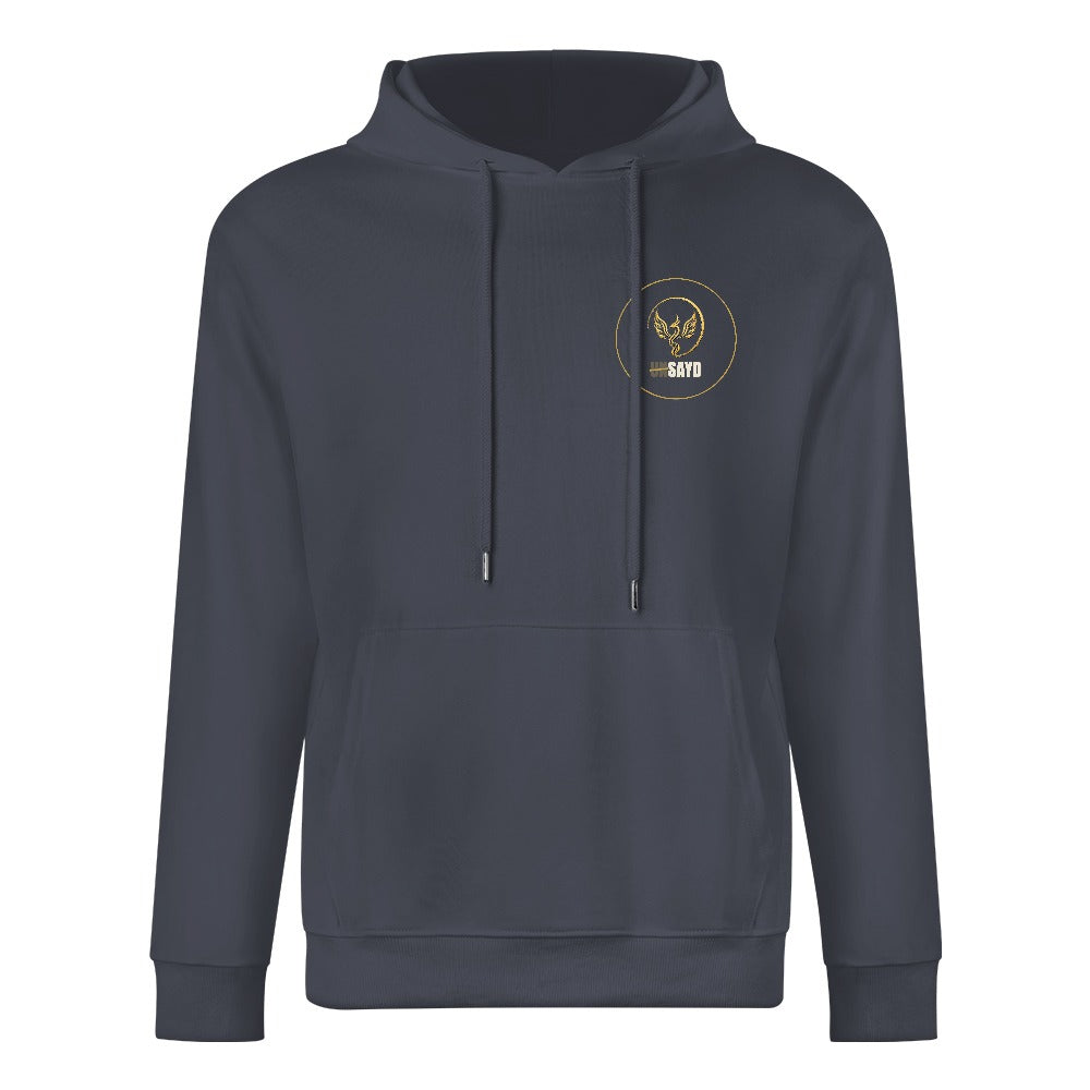 UNSAYD Charcoal Phoenix Cotton Hoodie