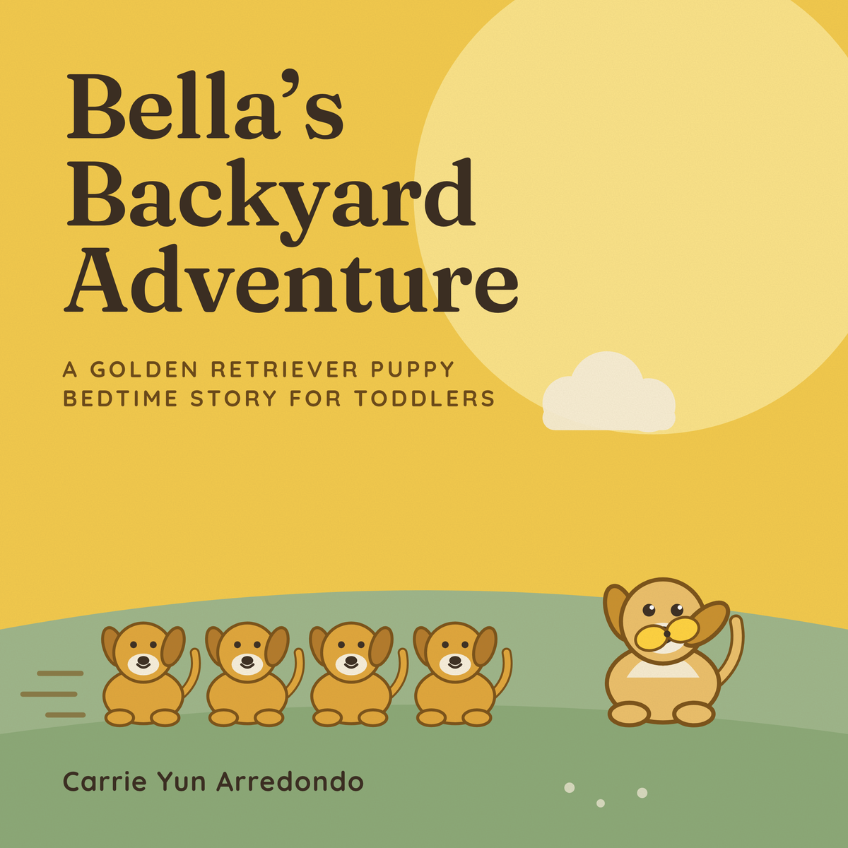 Bella's Backyard Adventure — Digital Picture Book (PDF) | A Golden Retriever Puppy Bedtime Story for Toddlers
