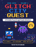 Glitch City Quest - Printable Activity Book (Ages 6-8, 112 Pages)