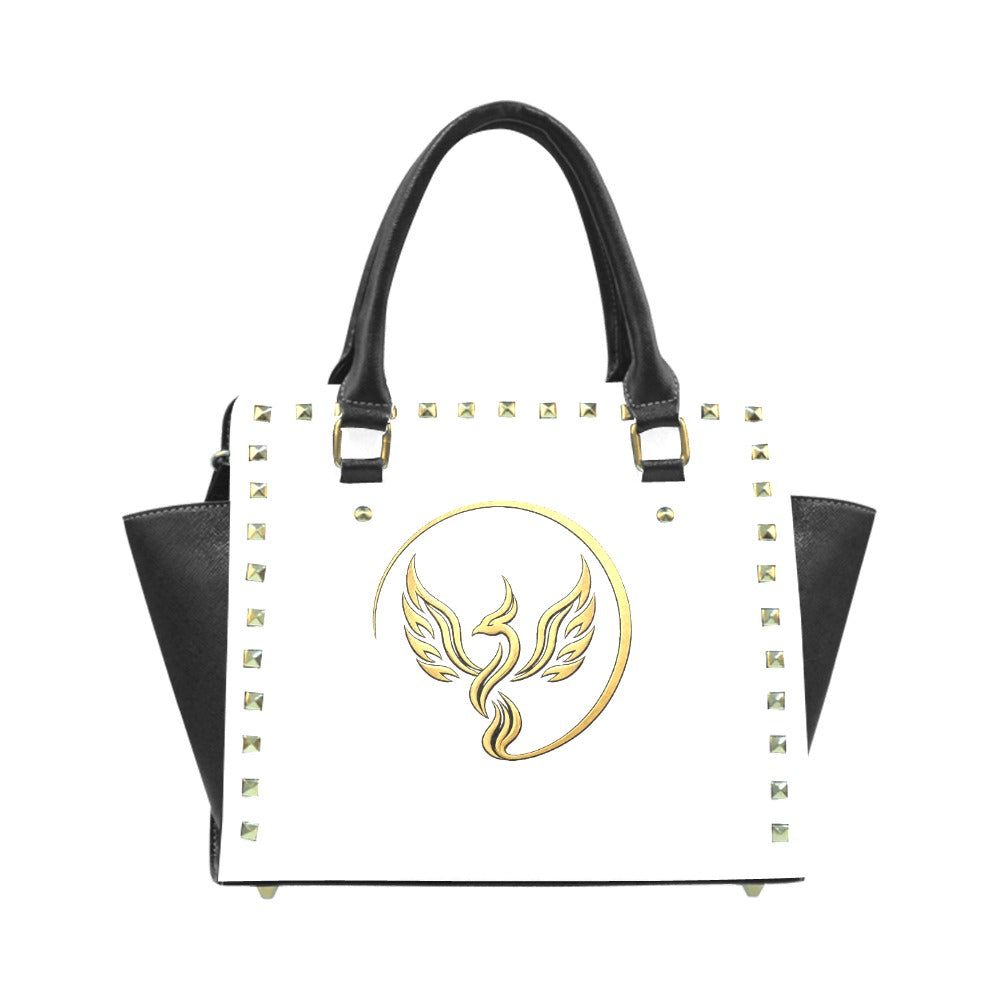 UNSAYD Phoenix Studded Satchel Handbag