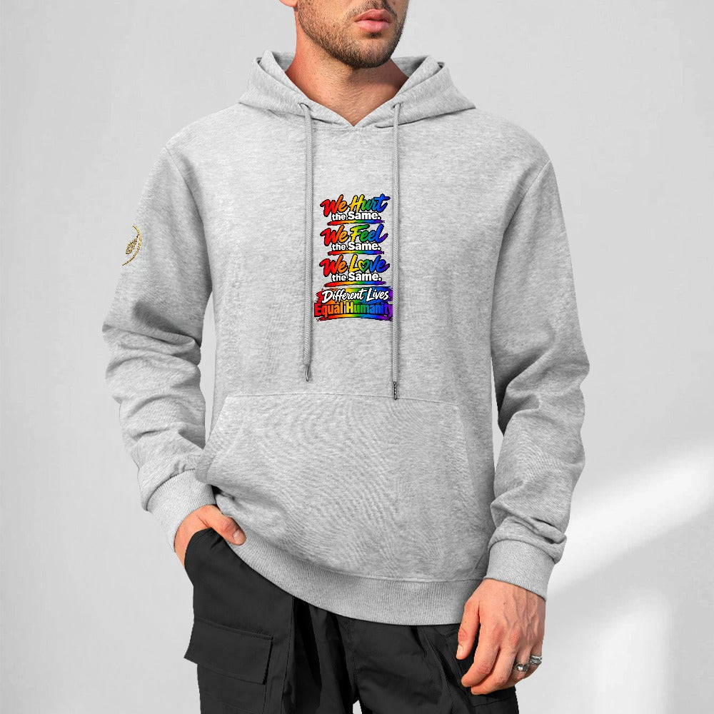 Equal Humanity Hoodie — Heather Grey