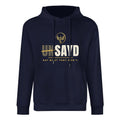Men's UNSAYD Navy Cotton Graphic Hoodie