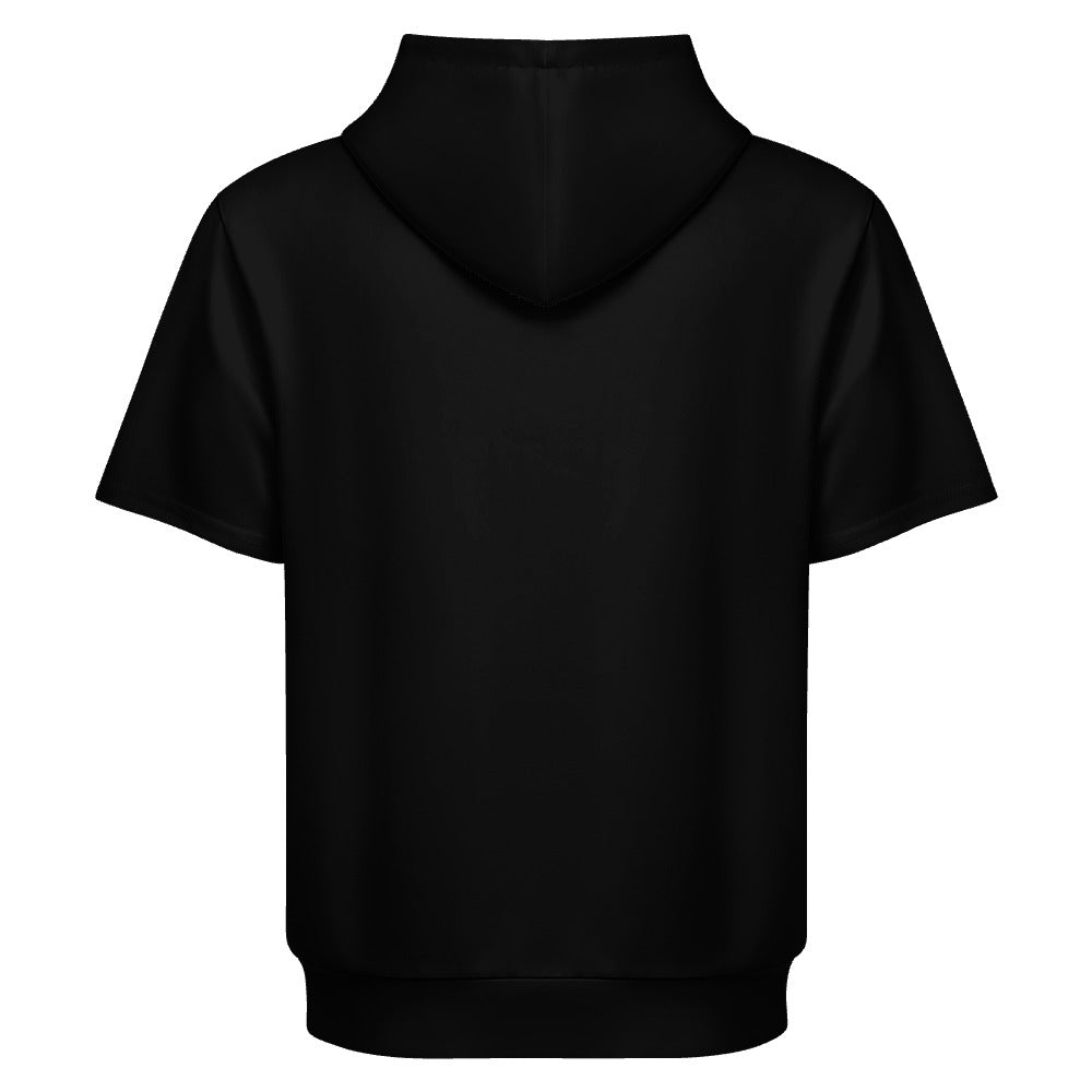 Men's UNSAYD Black Short-Sleeve Hoodie