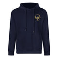Gold Phoenix Emblem Hoodie | Navy Unisex Resilience & Streetwear Hoodie
