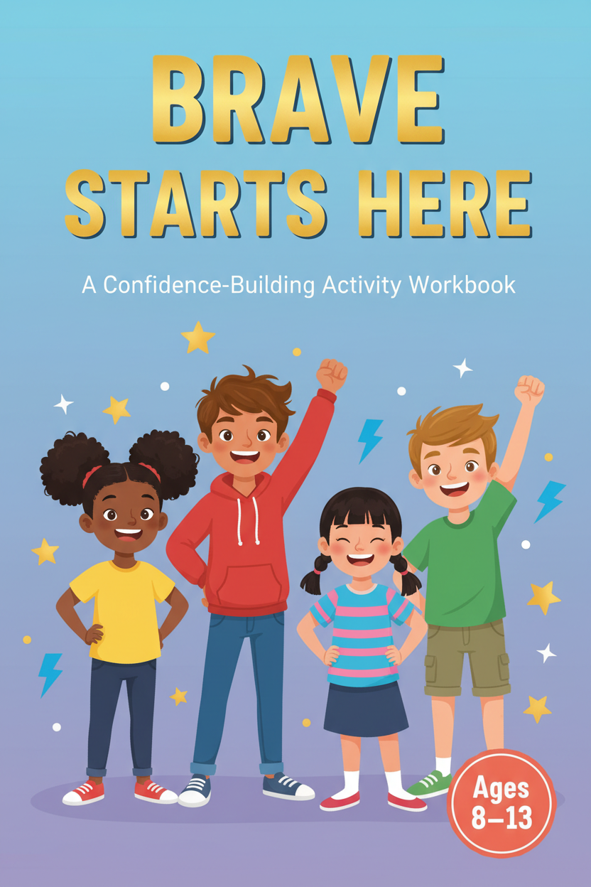 BRAVE STARTS HERE — Inclusive Kids Cover