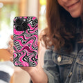 Unapologetic. Unfiltered. | UNSAYD Psychedelic iPhone 15 Case — Black