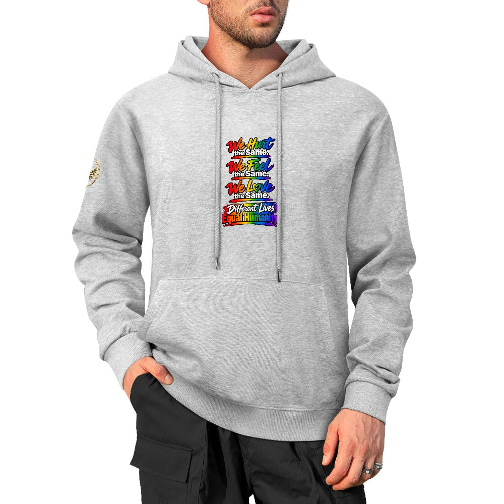 Equal Humanity Hoodie — Heather Grey