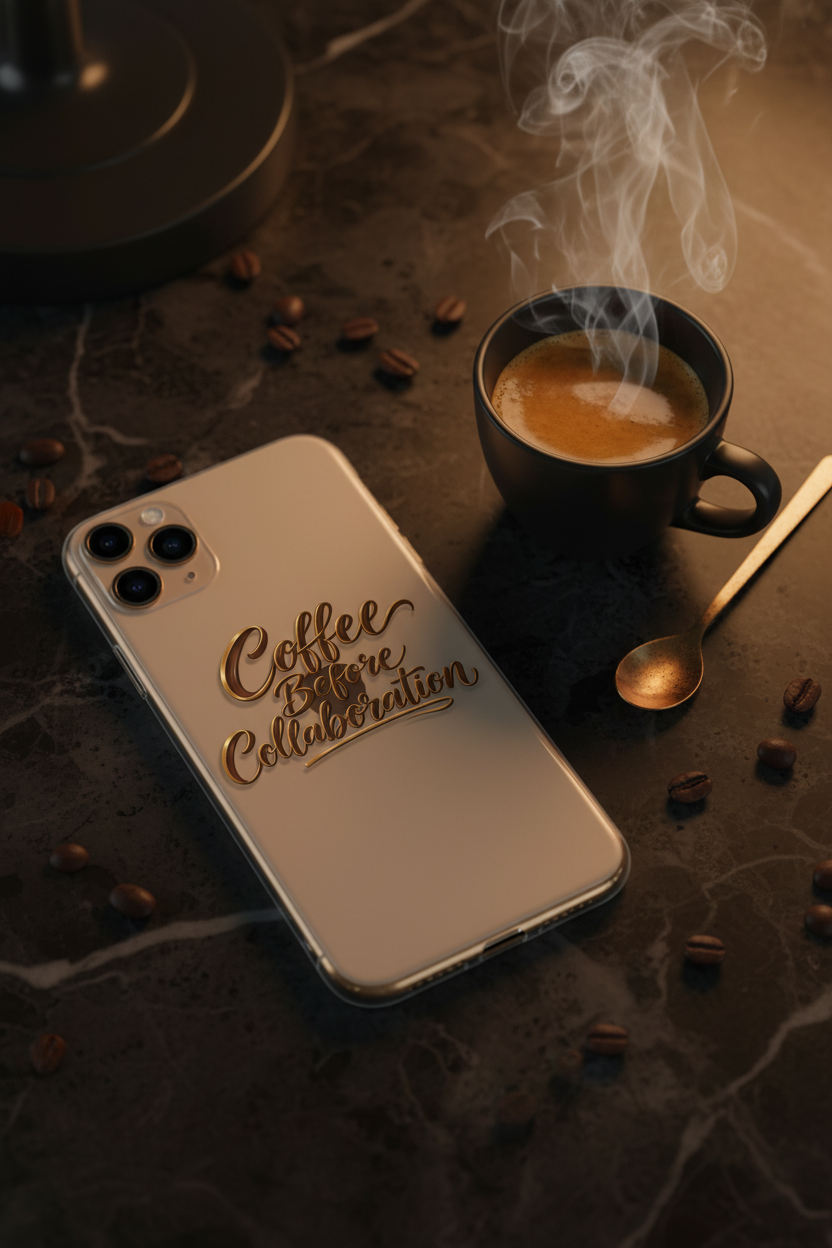 Coffee Before Collaboration - Desk
