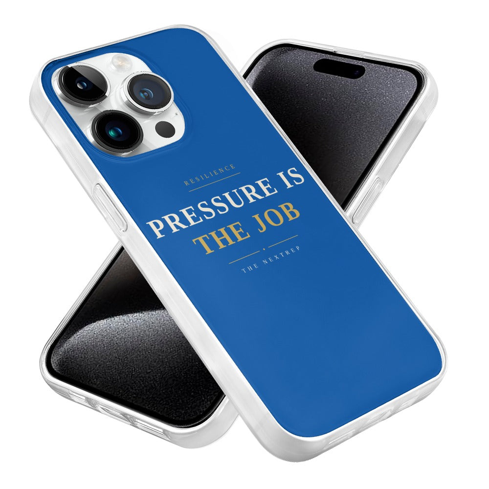 Built in the Reps Nobody Saw | The NextRep Resilience iPhone 15 Case — White