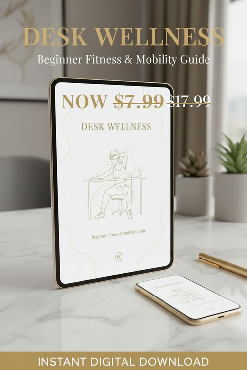 Desk Wellness Guide — Pinterest Sale Pin $7.99