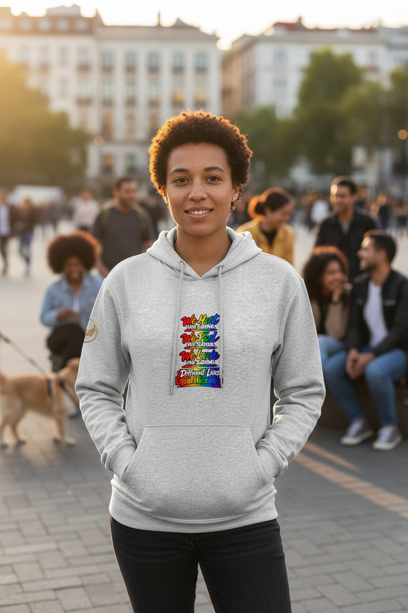 Equal Humanity Hoodie — Pinterest Editorial