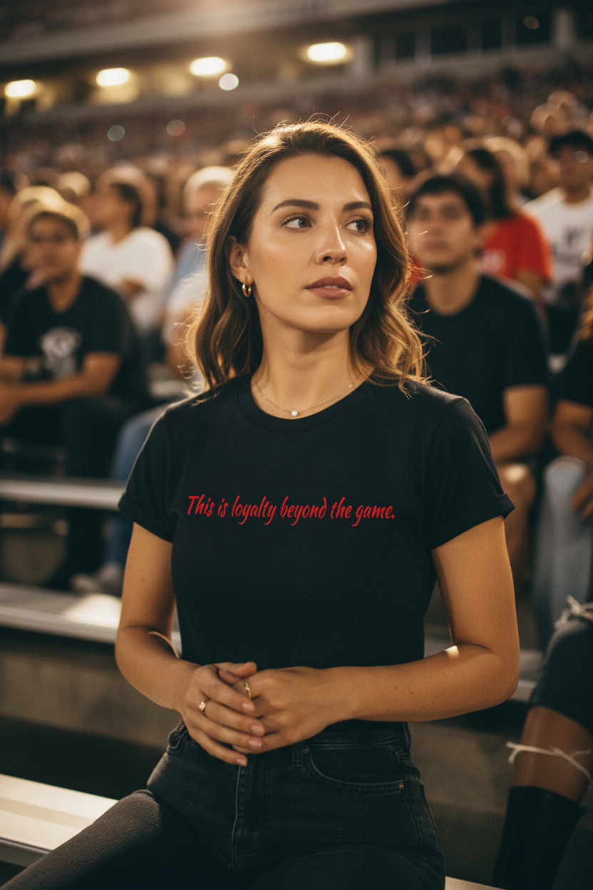 This Is Loyalty Beyond the Game – Ride or Die Women's Cropped Tee lifestyle Pinterest image