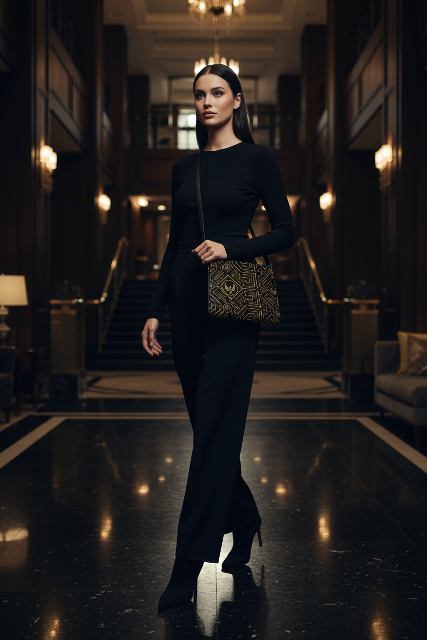 Too Bold to Blend In – Crossbody Bag lifestyle Pinterest image