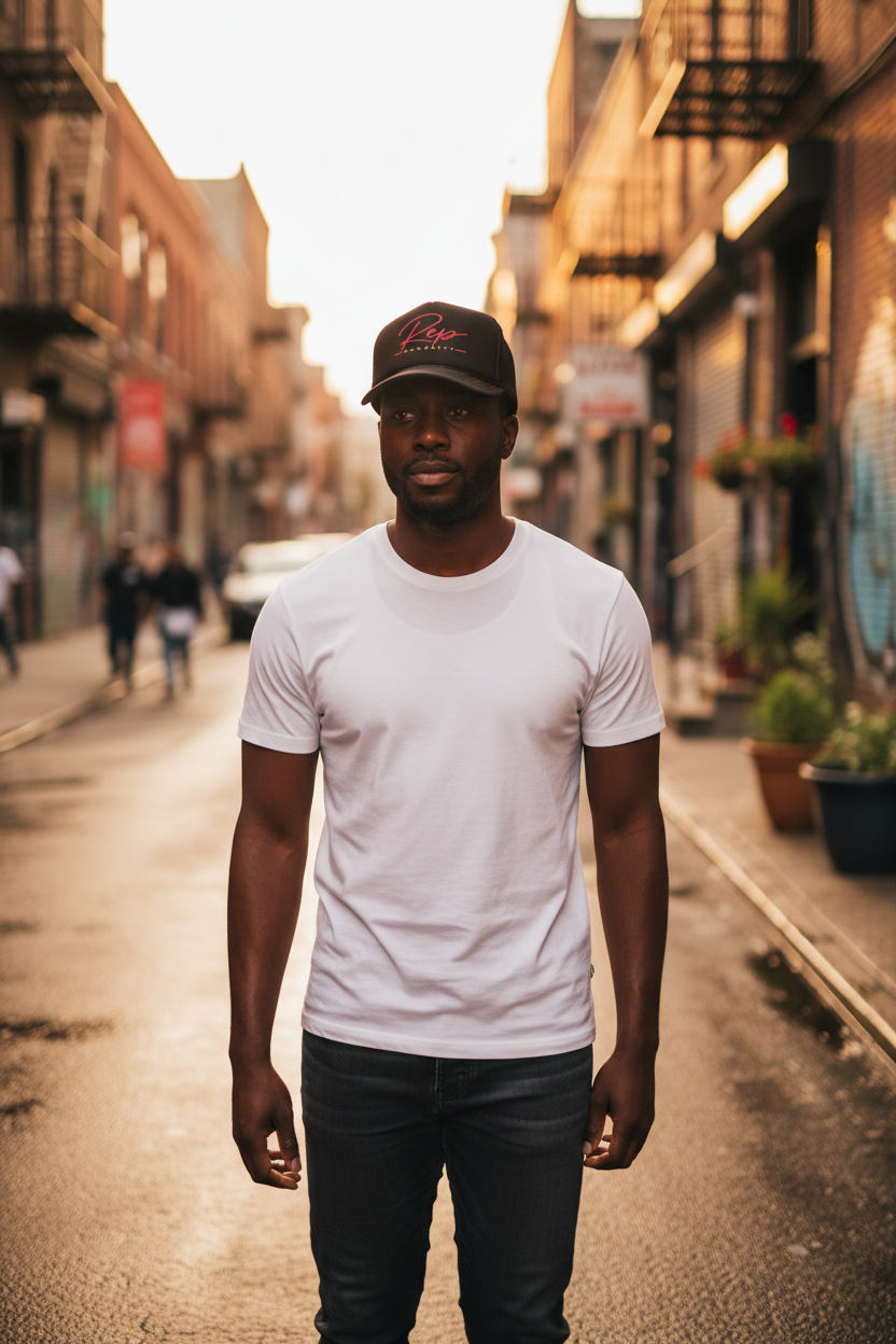 Rep Humanity – Foam Trucker Hat urban lifestyle Pinterest image