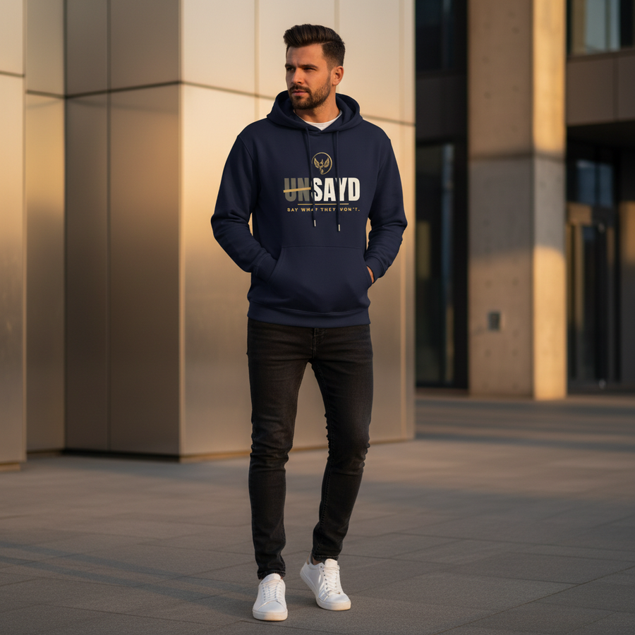 Men’s UNSAYD Cotton Graphic Hoodie