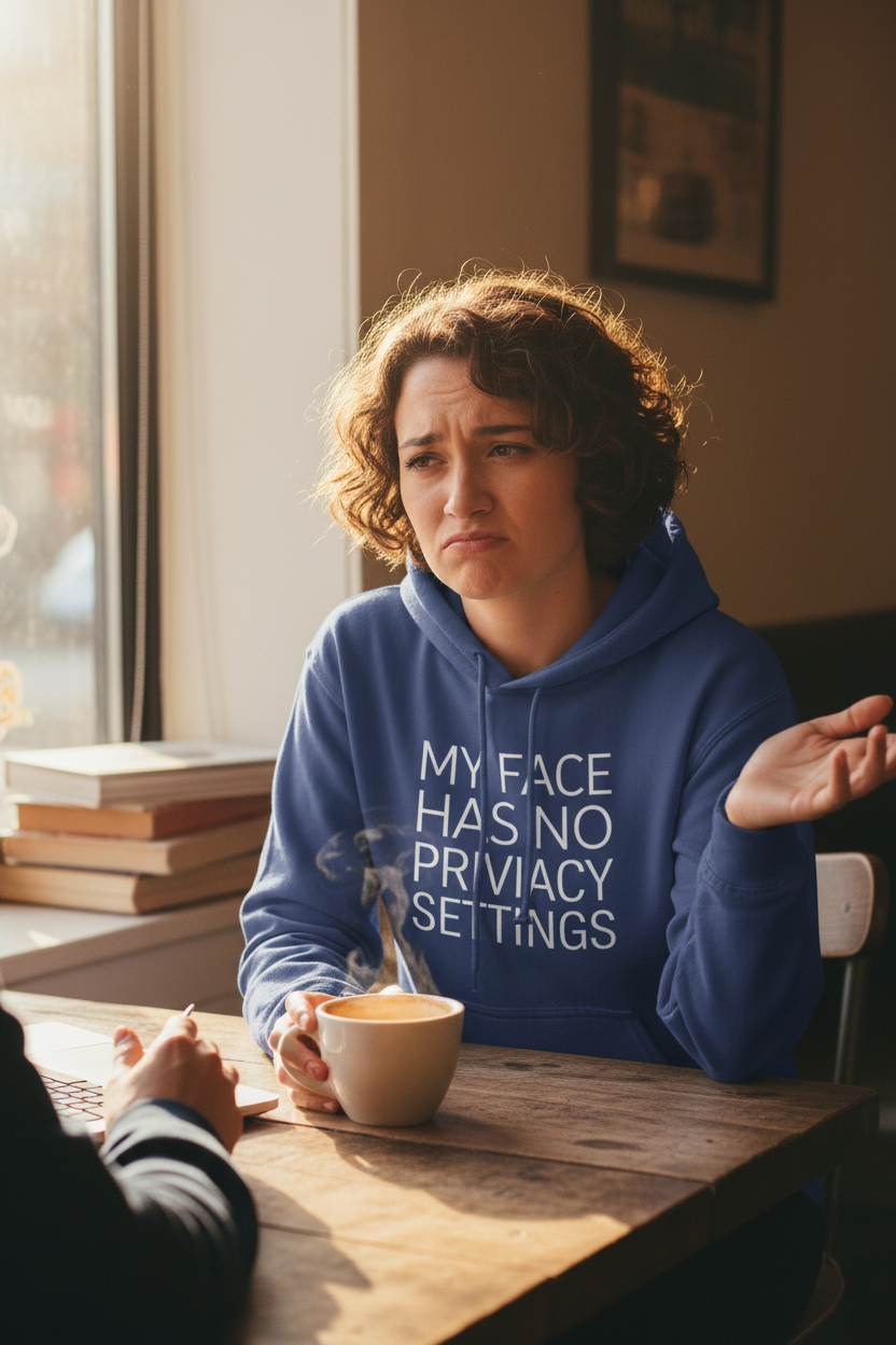 My Face Has No Privacy Settings Hoodie - Pinterest Lifestyle