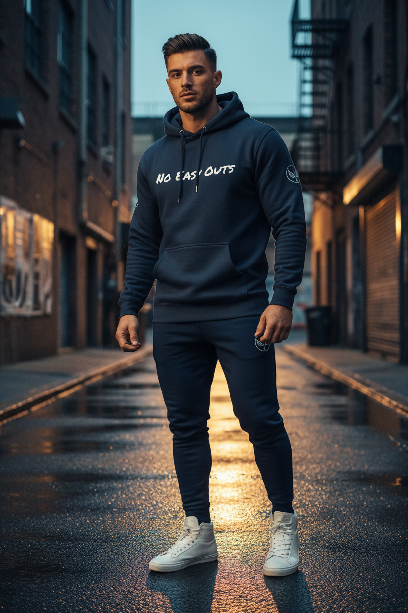 No Easy Outs Hoodie - Male Editorial
