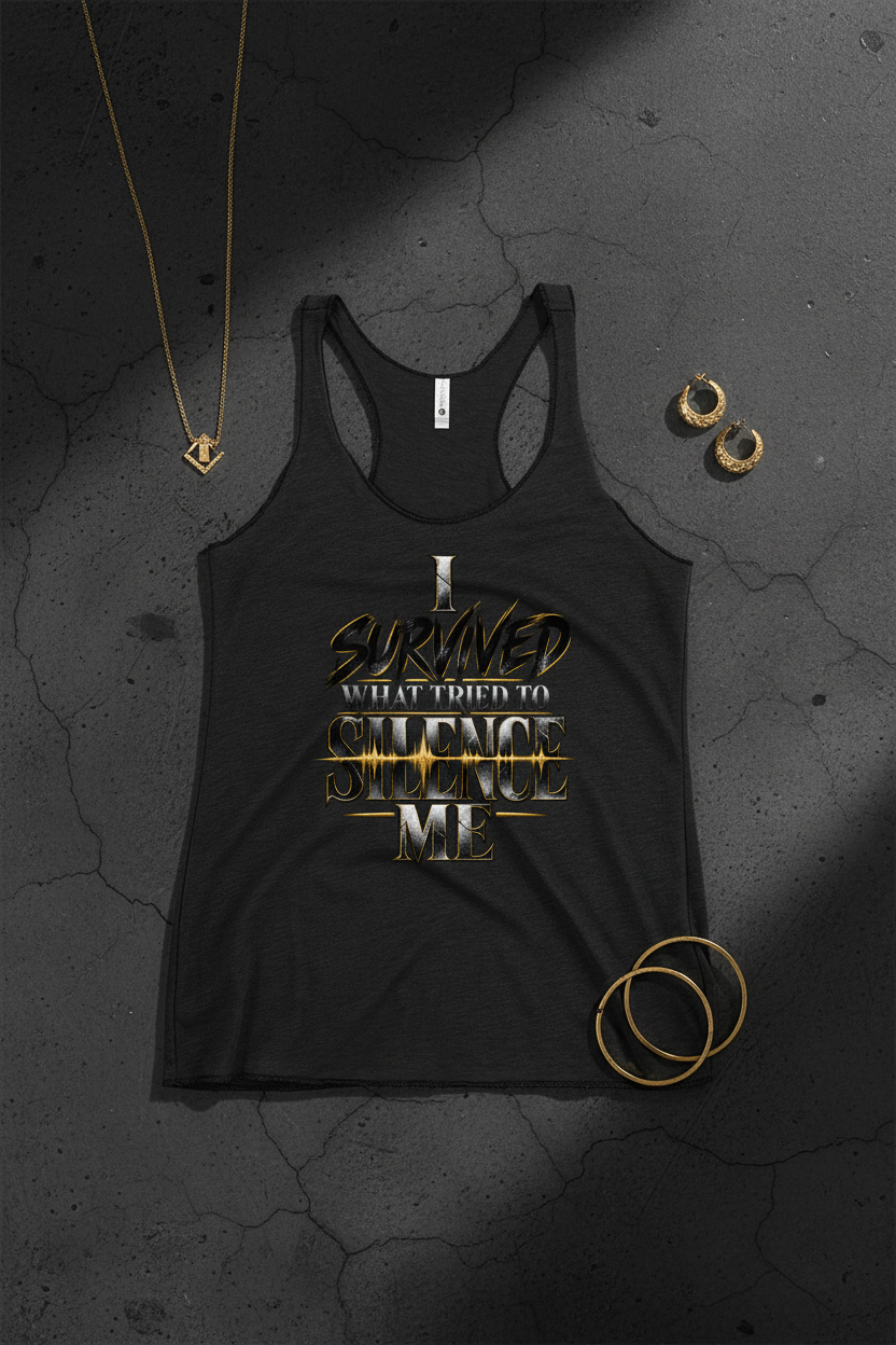Racerback Tank - Flat Lay