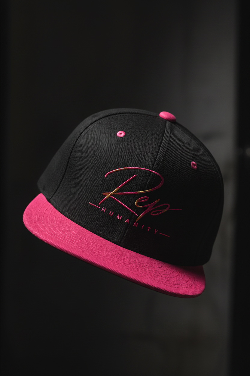 Rep Humanity Snapback — Close Up
