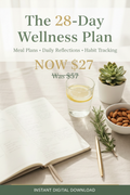 The 28-Day Wellness Plan — Pinterest Sale Pin $27