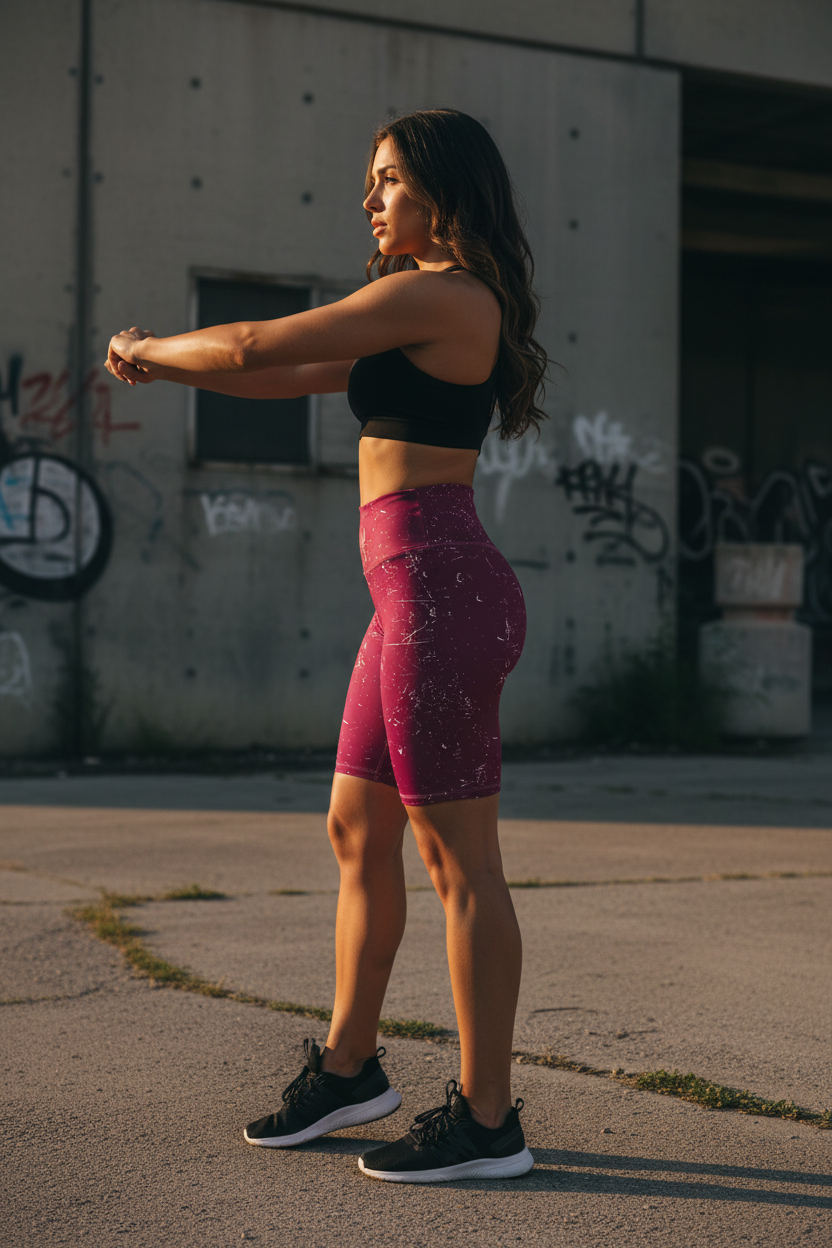 UNSAYD Biker Shorts - Side Profile