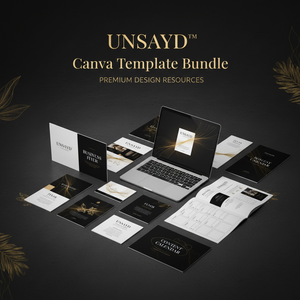 Canva Template Bundle for Small Business | Social Media, Flyers & Content Templates