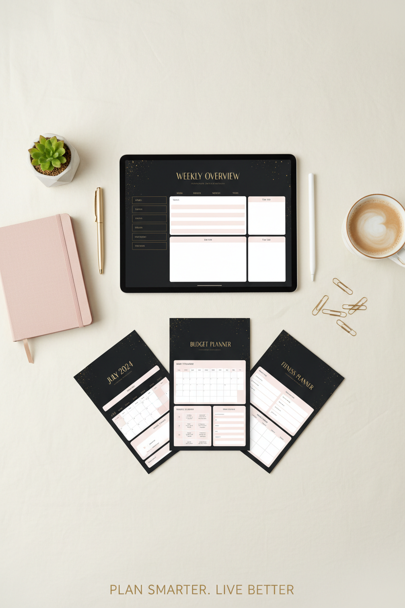 UNSAYD Digital Planner Bundle - Pinterest Lifestyle