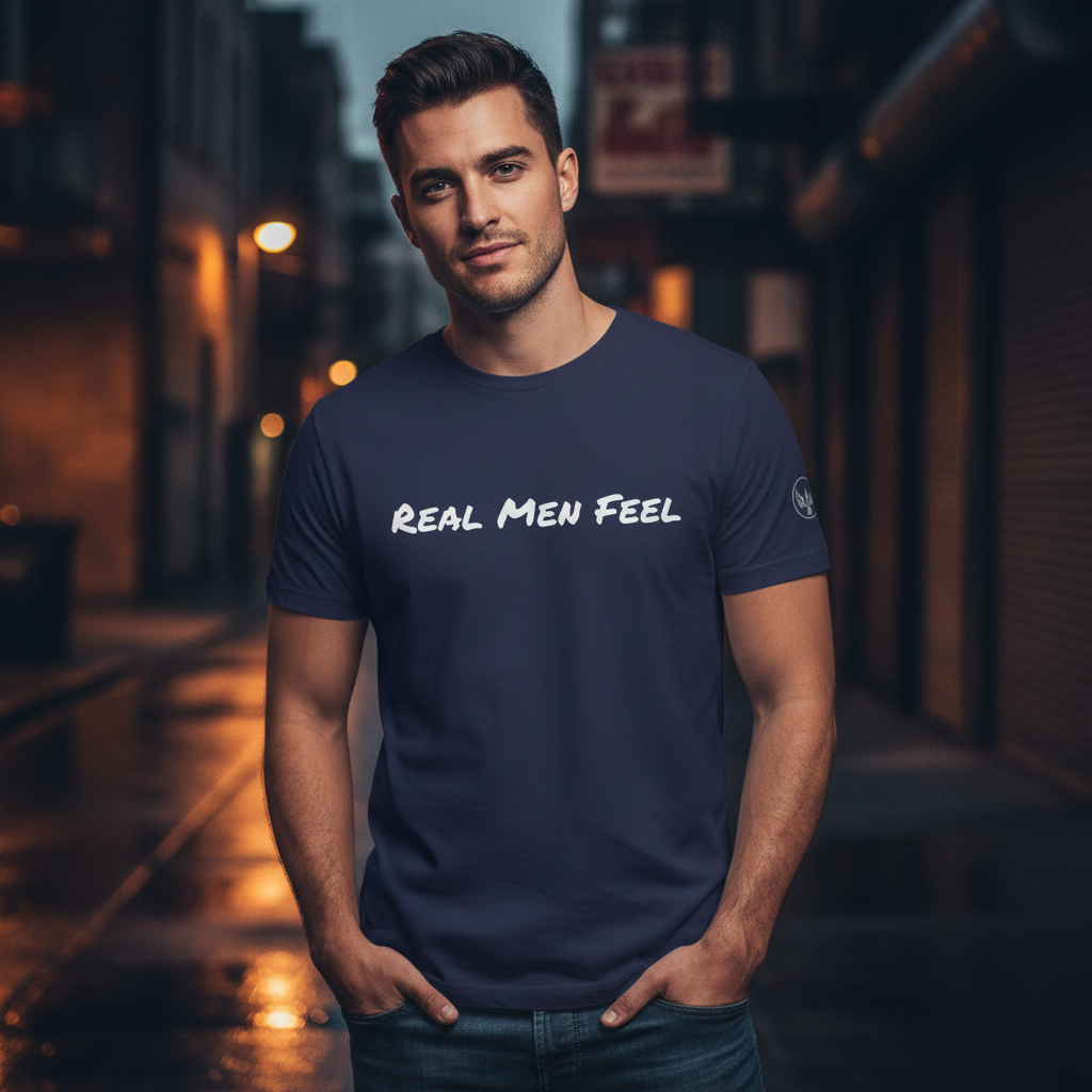 UNSAYD Real Men Feel T-Shirt Lifestyle