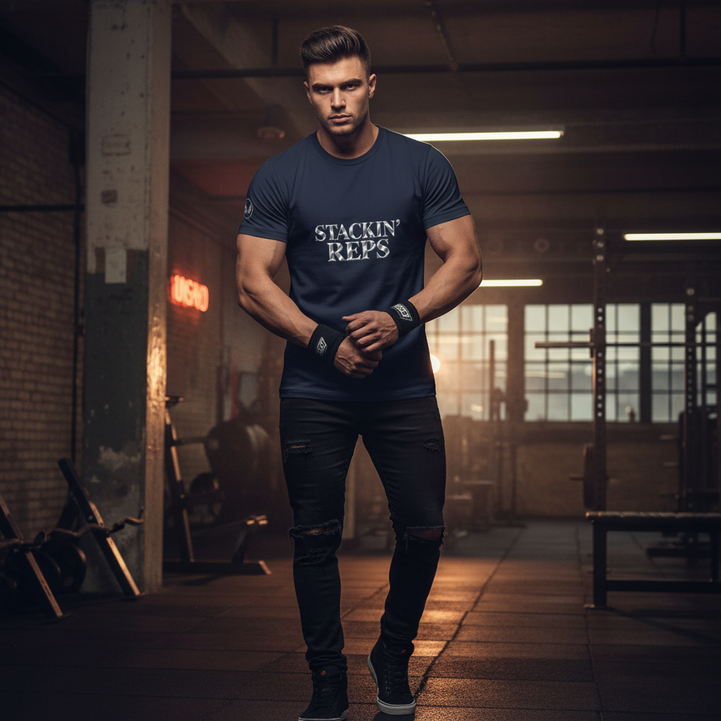 UNSAYD Stackin' Reps T-Shirt Lifestyle