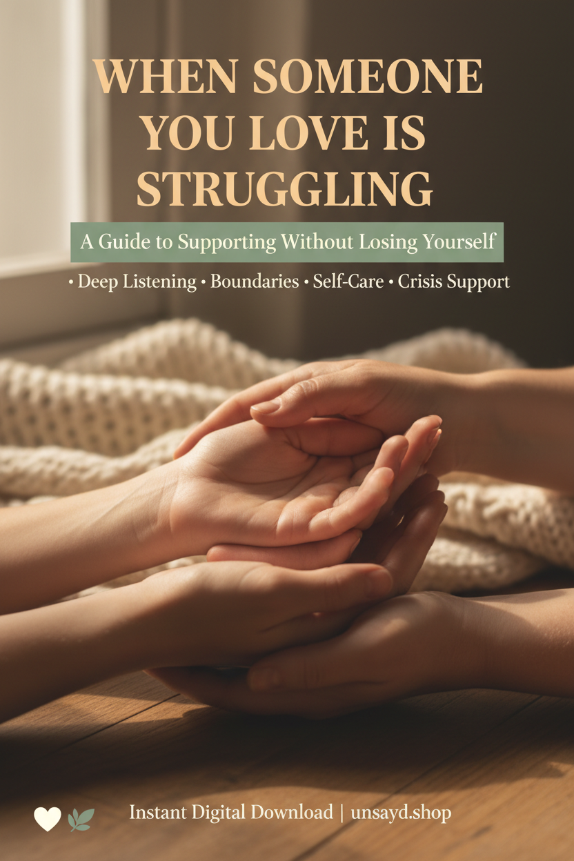 How to Support Someone Struggling with Mental Health | Family & Caregiver Guide
