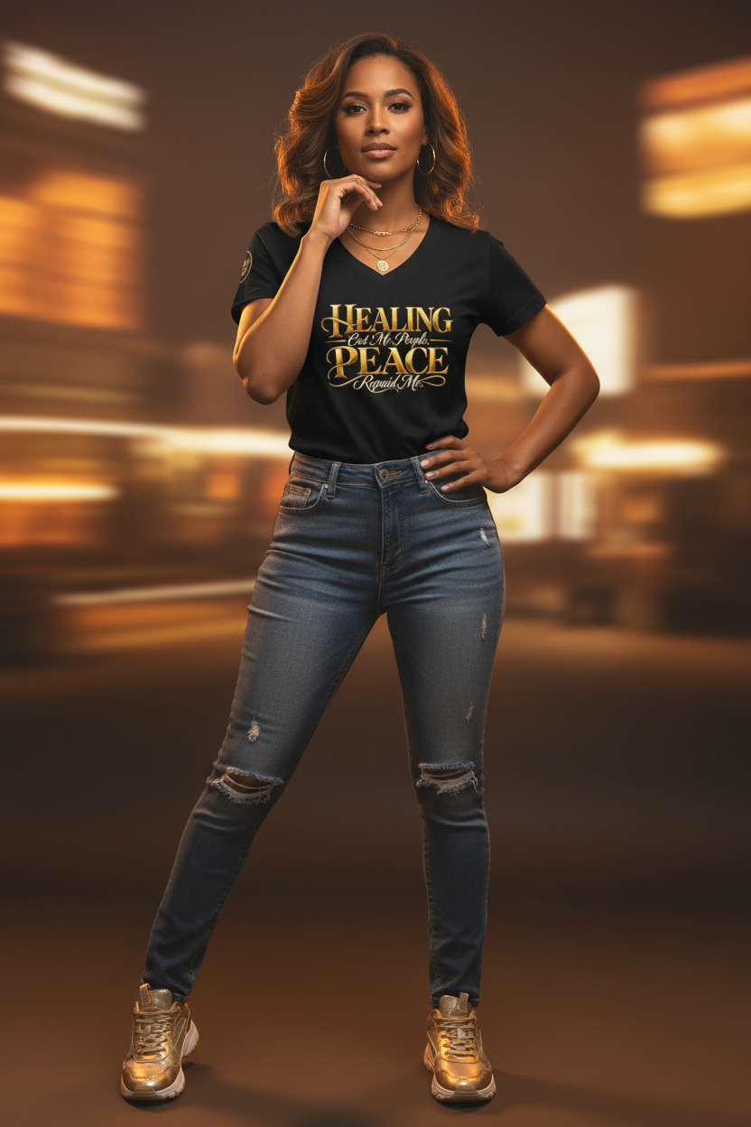 Women's Healing Peace Editorial Lifestyle Tee